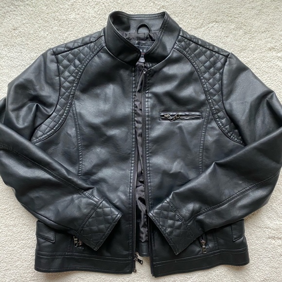 Giacca Black Leather Jacket - Picture 4 of 7